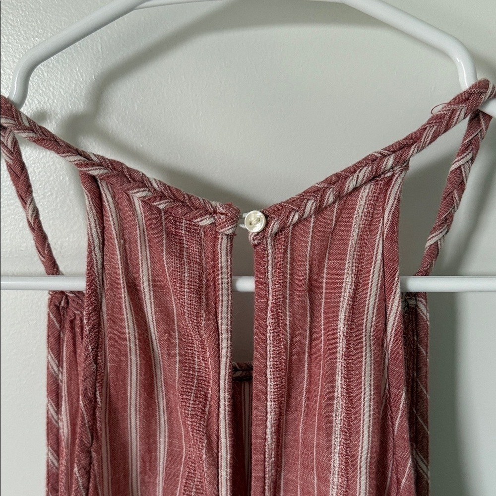 Old Navy Waist-Defined Braided-Strap Dobby Stripe Maxi Dress - Picture 10 of 12